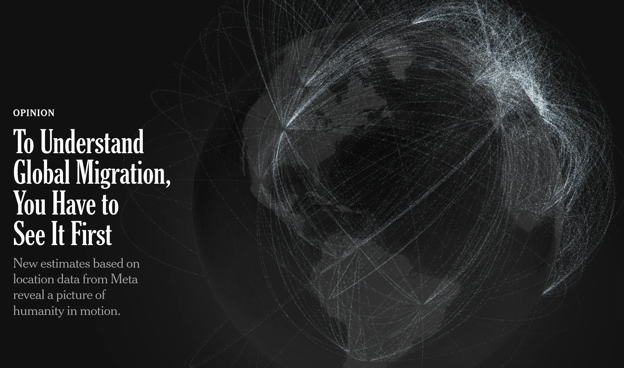 Screenshot of To Understand Migration, You Have To See It First